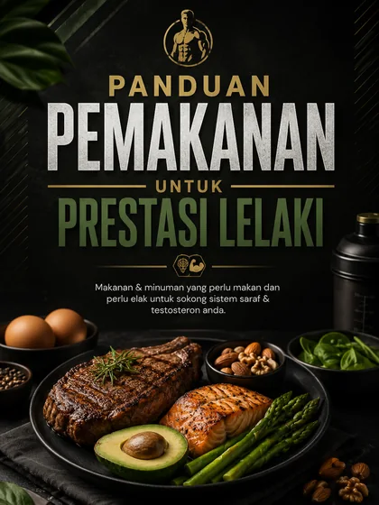 Panduan Pemakanan Untuk Prestasi Lelaki